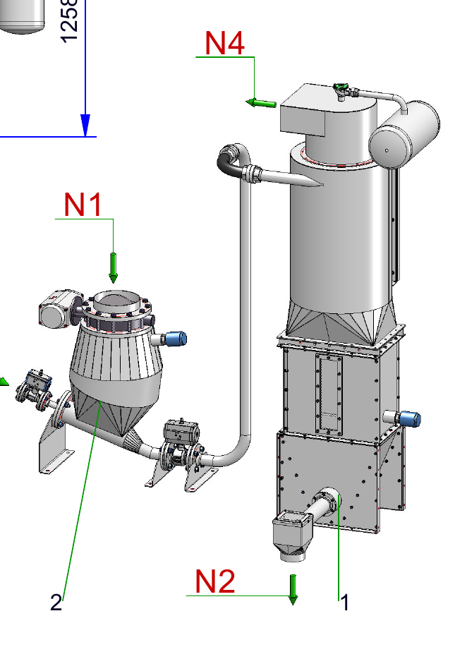 IP-017 Automatisches Additiv-Dosiersystem ADS.100 - isometrische Systemansicht